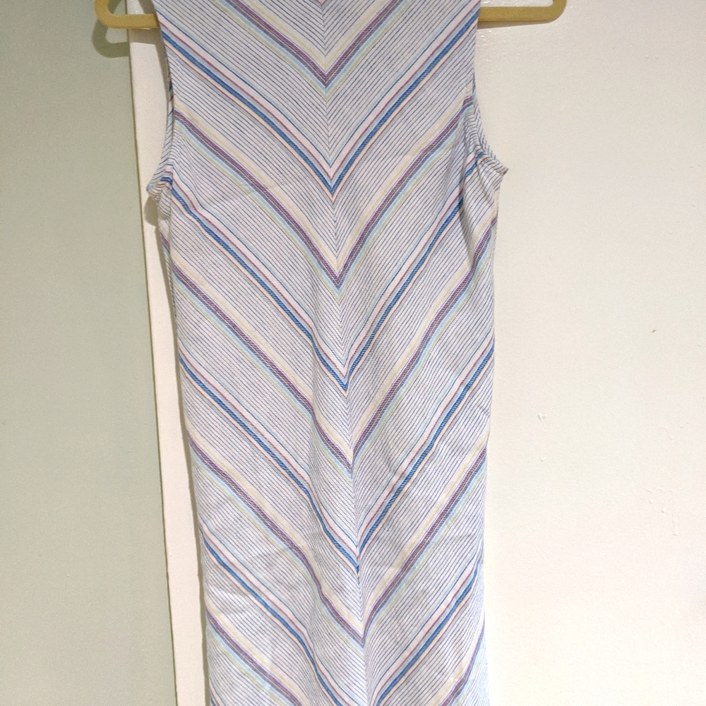 NWt Linen sleeveless Maxi dress